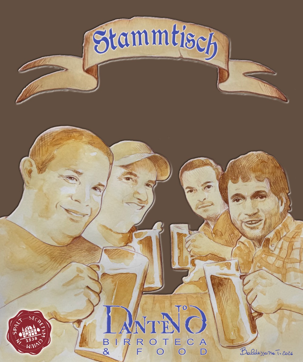 Etichetta frontale Stammtisch Grigio